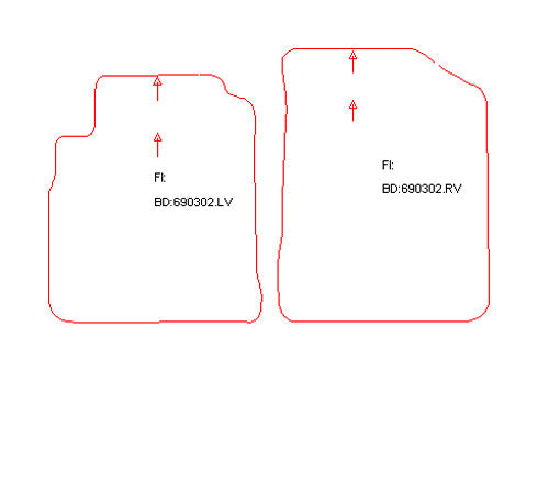 Automatten Toyota Yaris (2003-2005)