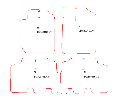 Automatten Toyota Yaris Verso (1999-2005)