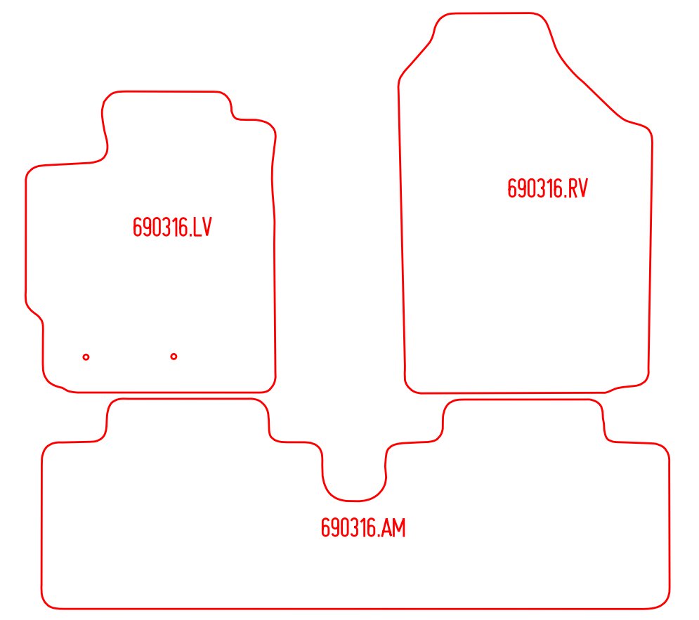 Automatten Toyota Yaris (2005-2011)