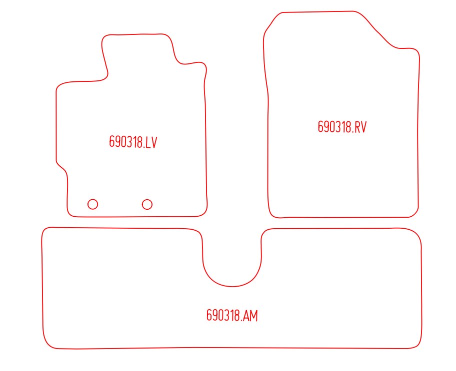 Automatten Toyota Yaris (2012-2020)
