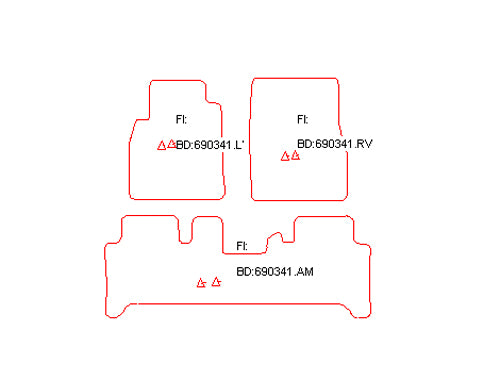 Automatten Toyota Land Cruiser 80 (1990-1997)