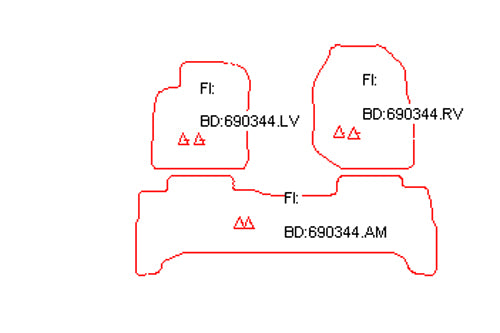 Automatten Toyota Land Cruiser 100 (1998-2007)