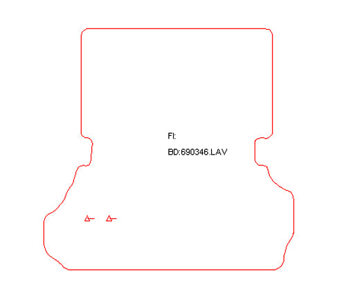Laadvloermat Toyota Land Cruiser 100 (1998-2007)
