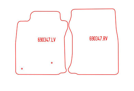 Automatten Toyota Land Cruiser 120 (2002-2009)