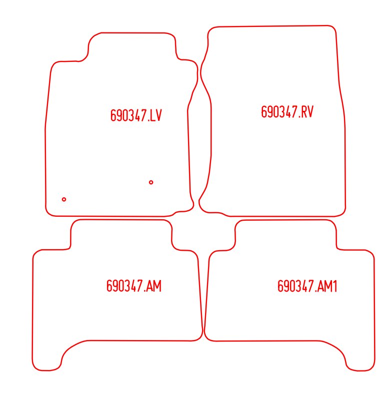 Automatten Toyota Land Cruiser 120 (2002-2009)