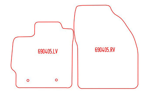 Automatten Toyota Prius (2009-2011)