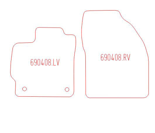 Automatten Toyota Prius (2011-2016)