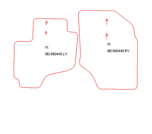 Automatten Toyota RAV4 (2003-2006)