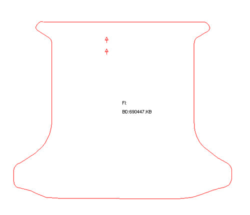 Kofferbakmat Toyota RAV4 (2003-2006)