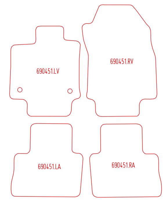 Automatten Suzuki Across (2020-Heden)