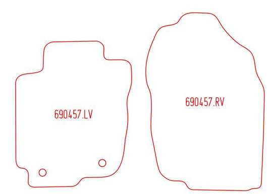 Automatten Toyota RAV4 (2013-2018)