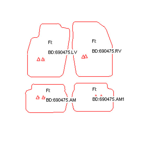 Automatten Toyota Starlet (1996-1999)