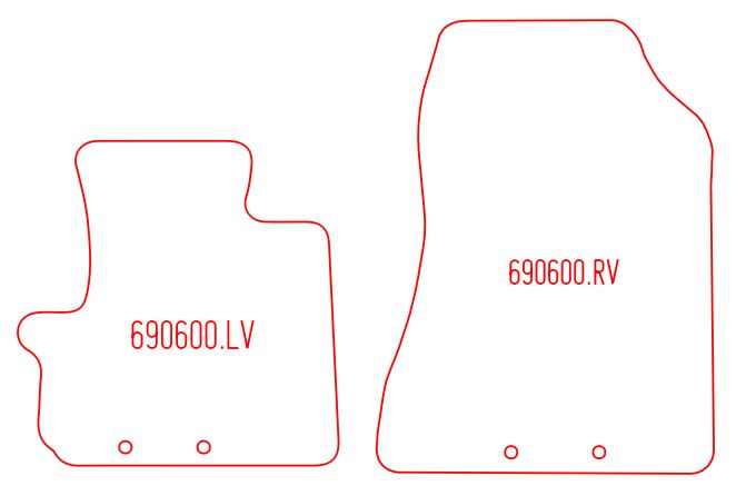 Automatten Toyota iQ (2009-2015)