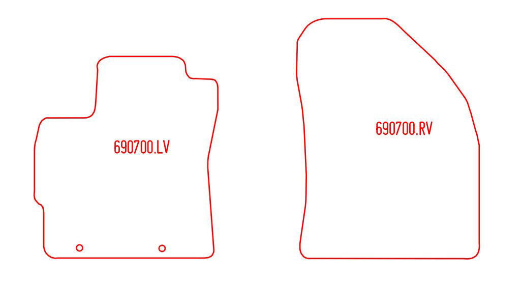 Automatten Toyota Verso (2009-2013)