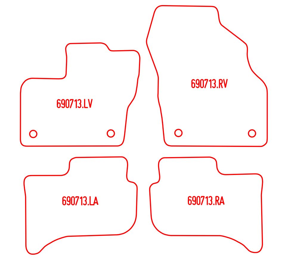 Automatten Toyota Mirai (2014-2020)