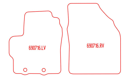 Automatten Toyota Aygo X (2022-Heden)