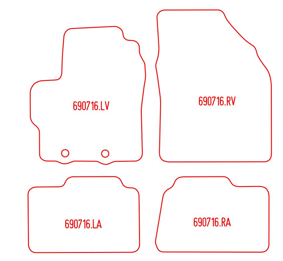 Automatten Toyota Aygo X (2022-Heden)