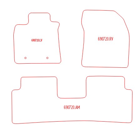 Automatten Toyota Avensis sedan / Avensis stationwagon (2009-2019)