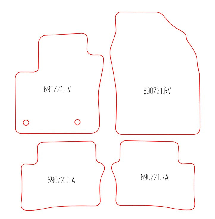 Automatten Toyota C-HR (2024-Heden)