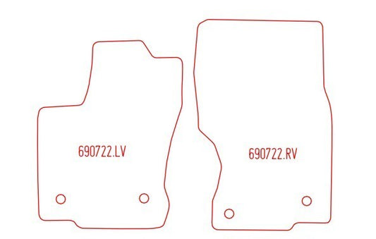 Automatten Toyota Land Cruiser 250 (2025-Heden)
