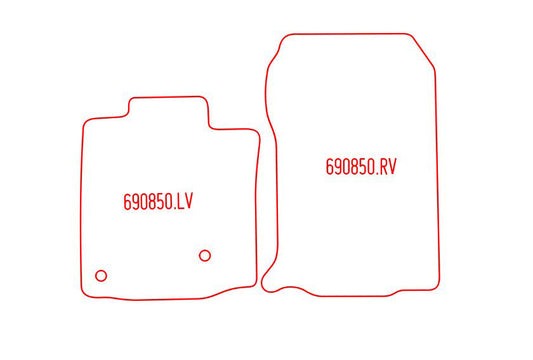 Automatten Toyota Land Cruiser 150 (2010-2024)