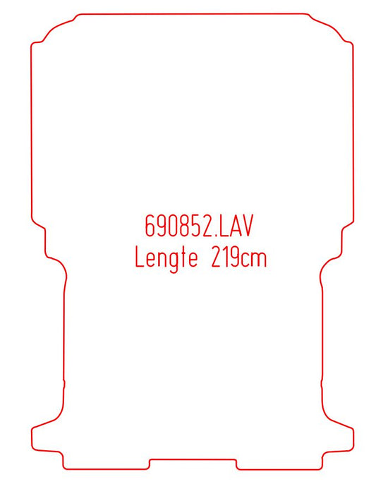 Laadvloermat Toyota Proace (2013-2016)