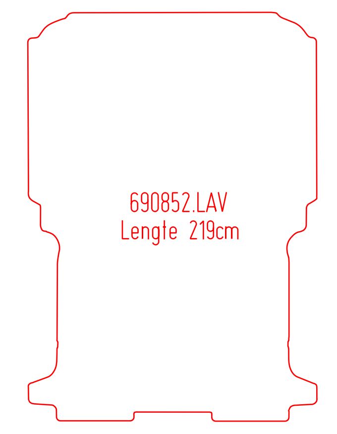 Laadvloermat Toyota Proace (2013-2016)