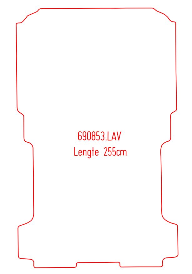 Laadvloermat Toyota Proace (2013-2016)