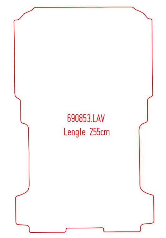 Laadvloermat Toyota Proace (2013-2016)