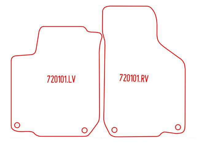 Automatten Volkswagen New Beetle cabriolet / New Beetle hatchback (2003-2011)