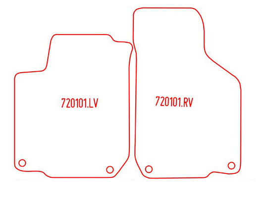 Automatten Volkswagen New Beetle cabriolet / New Beetle hatchback (2003-2011)