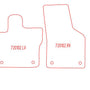 Automatten Volkswagen Beetle cabriolet / Beetle hatchback (2011-2020)
