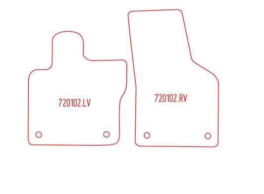 Automatten Volkswagen Beetle cabriolet / Beetle hatchback (2011-2020)