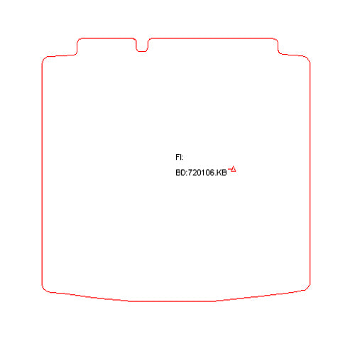 Kofferbakmat Volkswagen Bora (1999-2005)