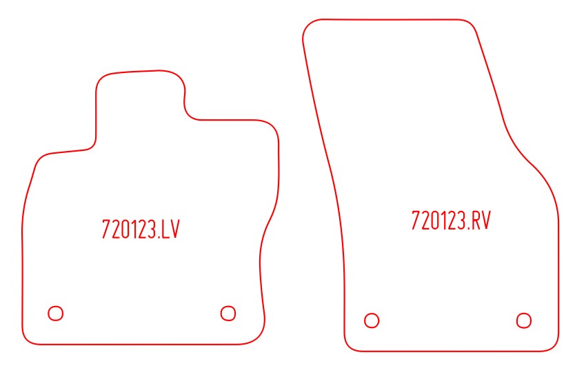 Automatten Ford Transit Connect (2022-Heden)
