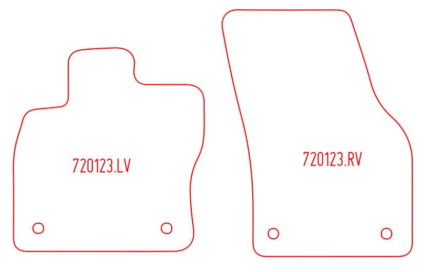 Automatten Ford Transit Connect (2022-Heden)