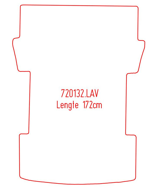 Laadvloermat Volkswagen Caddy Maxi Combi / Caddy Maxi Combi - Life (2015-2015)