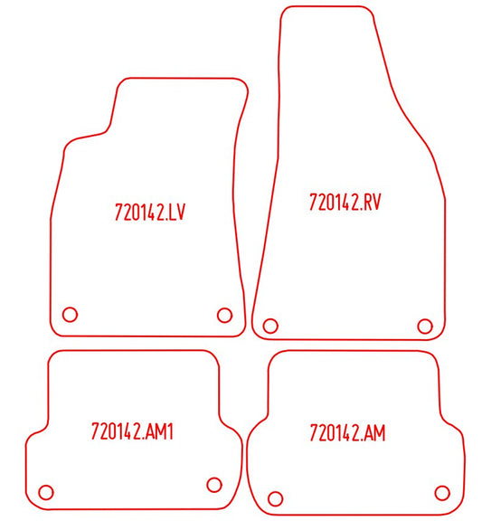 Automatten Seat Exeo sedan / Exeo ST stationwagon (2009-2013)