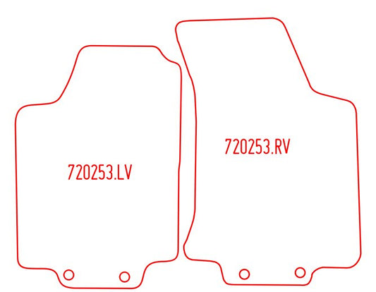 Automatten Volkswagen Golf IV (1999-2002)