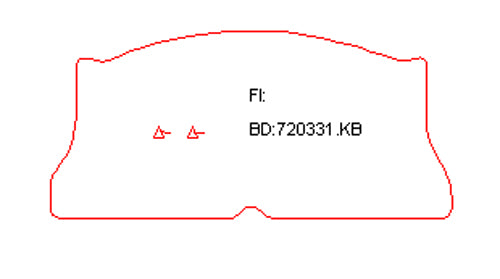 Kofferbakmat Volkswagen Lupo / Lupo 3L tdi (2001-2005)