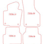 Automatten Volkswagen Passat (B6) sedan / Passat (B6) Variant stationwagon / Passat (B7) sedan / Passat (B7) Variant stationwagon / Passat CC sedan (2010-2010)
