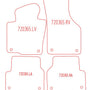 Automatten Volkswagen Passat (B6) sedan / Passat (B6) Variant stationwagon / Passat (B7) sedan / Passat (B7) Alltrack stationwagon / Passat (B7) Variant stationwagon / Passat CC sedan (2012-2010)