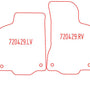 Automatten Volkswagen Polo hatchback / Polo Variant stationwagon (2000-2001)