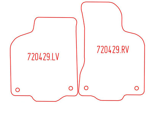 Automatten Volkswagen Polo hatchback / Polo Variant stationwagon (2000-2001)