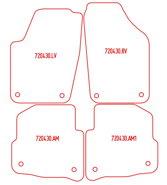 Automatten Volkswagen Polo (2001-2005)