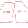 Automatten Volkswagen CrossPolo / Polo (2006-2009)