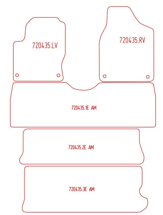 Automatten Volkswagen Sharan (1995-2010)