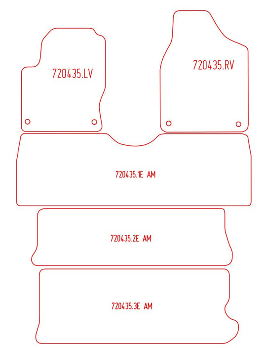 Automatten Volkswagen Sharan (1995-2010)