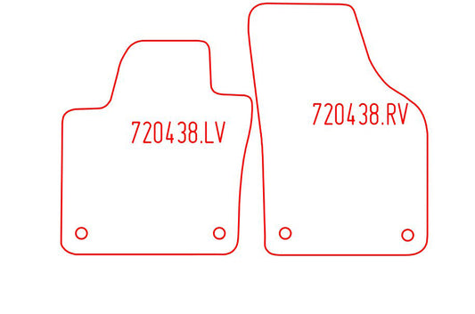 Automatten Volkswagen Sharan (2010-2022)