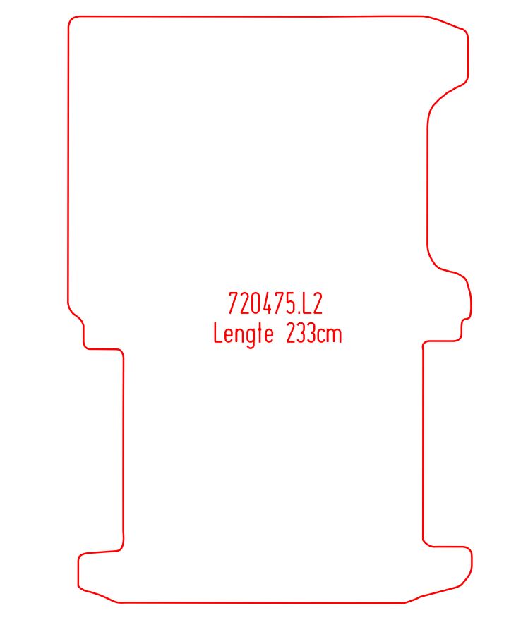 Laadvloermat Volkswagen T4 (1990-2003)